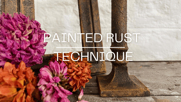 Painted Rust Technique