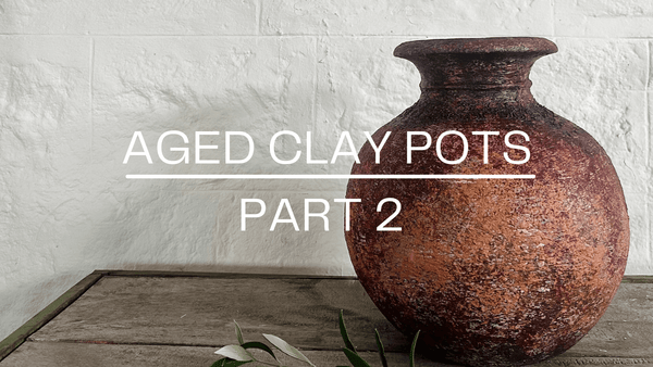 Aged Clay Pots Part 2 - Terracotta